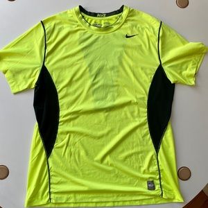 Nike Pro Combat Neon Workout Shirt